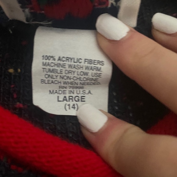 “Ugly” Festive Chunky Knit Sweater Adorable Puppy - Picture 8 of 11